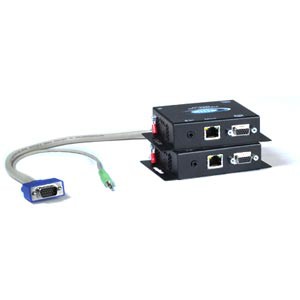 Vga Video Audio Extender 300 Feet Cat5 Extend Remote Monitor Rj45
