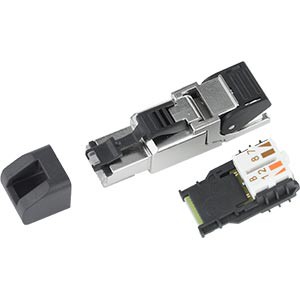 CAT6a Shielded Field Assembly RJ45 Connector