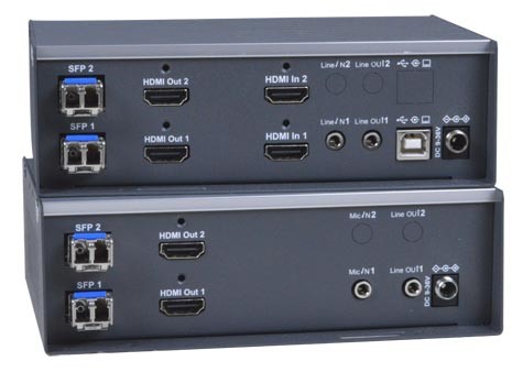 XTENDEX® ST-IPFOUSB4K-LCDH (Local & Remote Units)