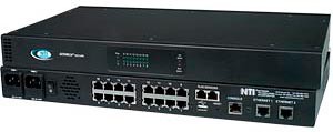 16-port SSH secure console switch, IPV6 compliant, dual power, rackmount kit