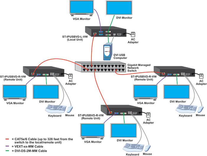 Point-to-Many Connection